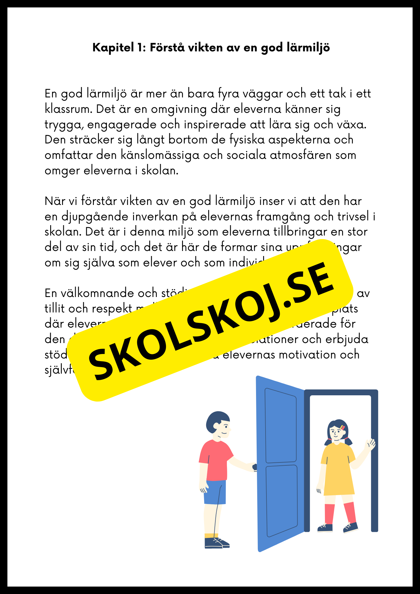 Trivsel, tillväxt och lärande - Häfte