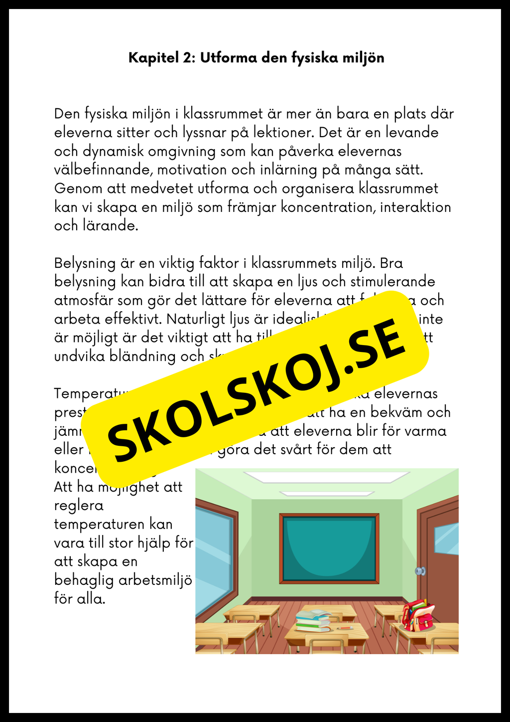 Trivsel, tillväxt och lärande - Häfte