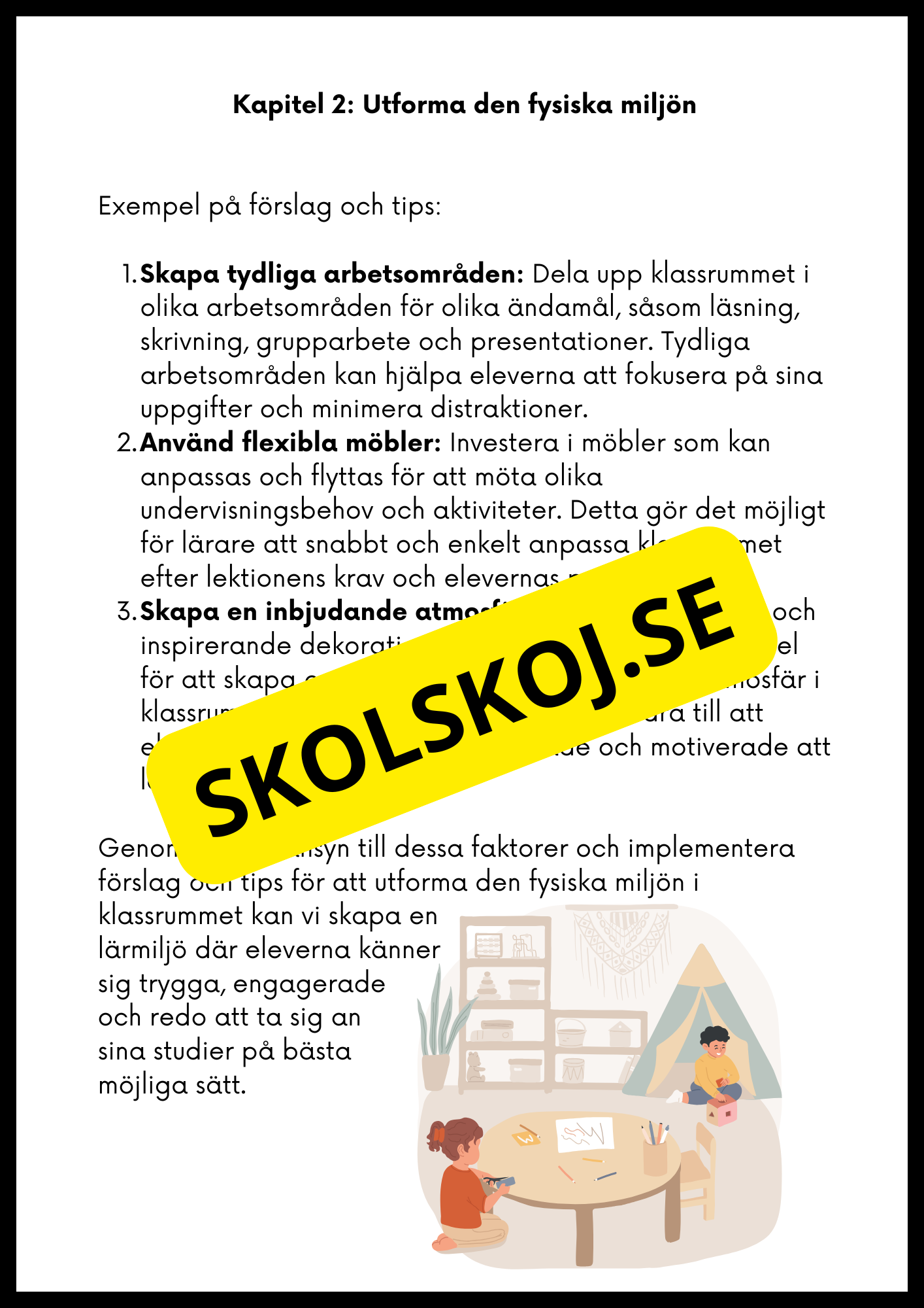 Trivsel, tillväxt och lärande - Häfte