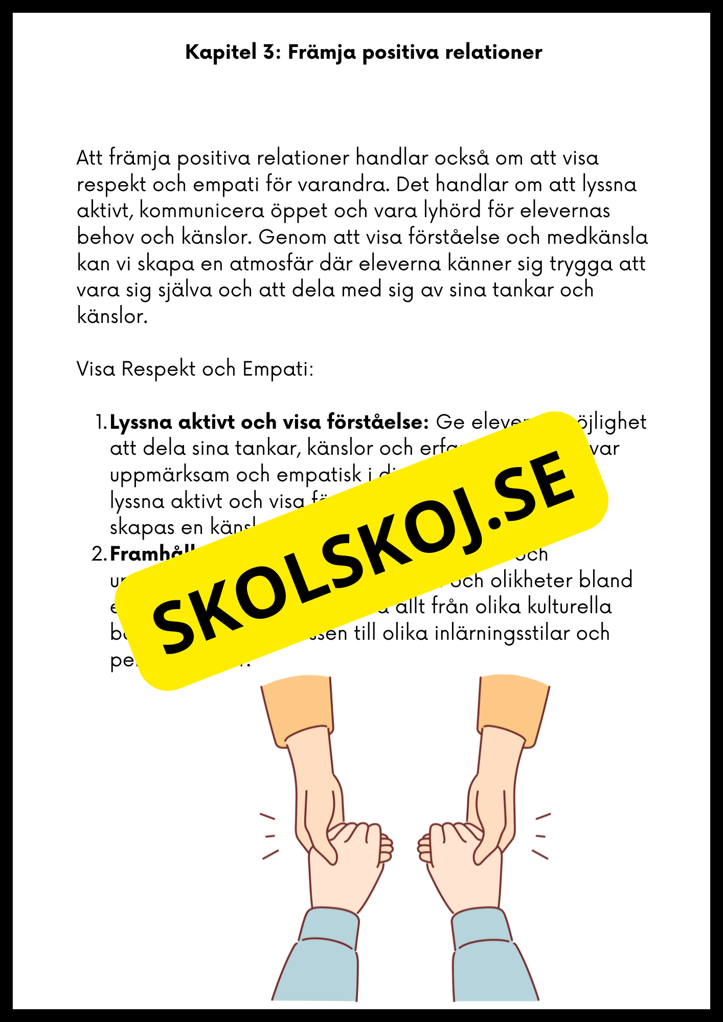 Trivsel, tillväxt och lärande - Häfte