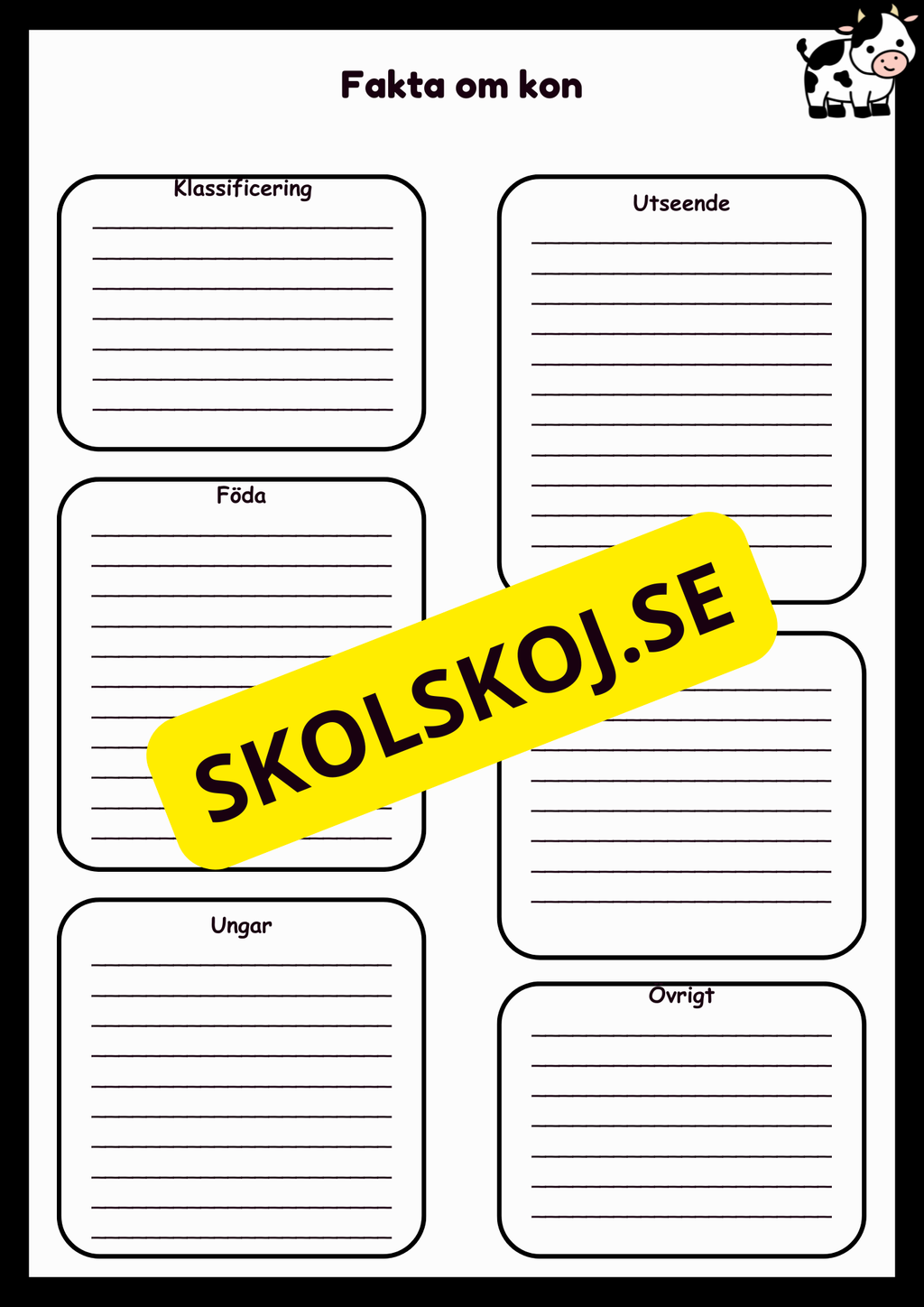 Upptäck bondgårdsdjuren - En rolig faktabok