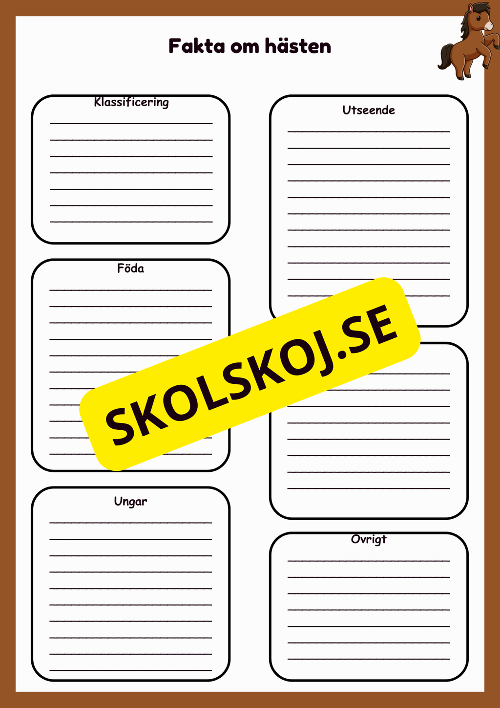 Upptäck bondgårdsdjuren - En rolig faktabok
