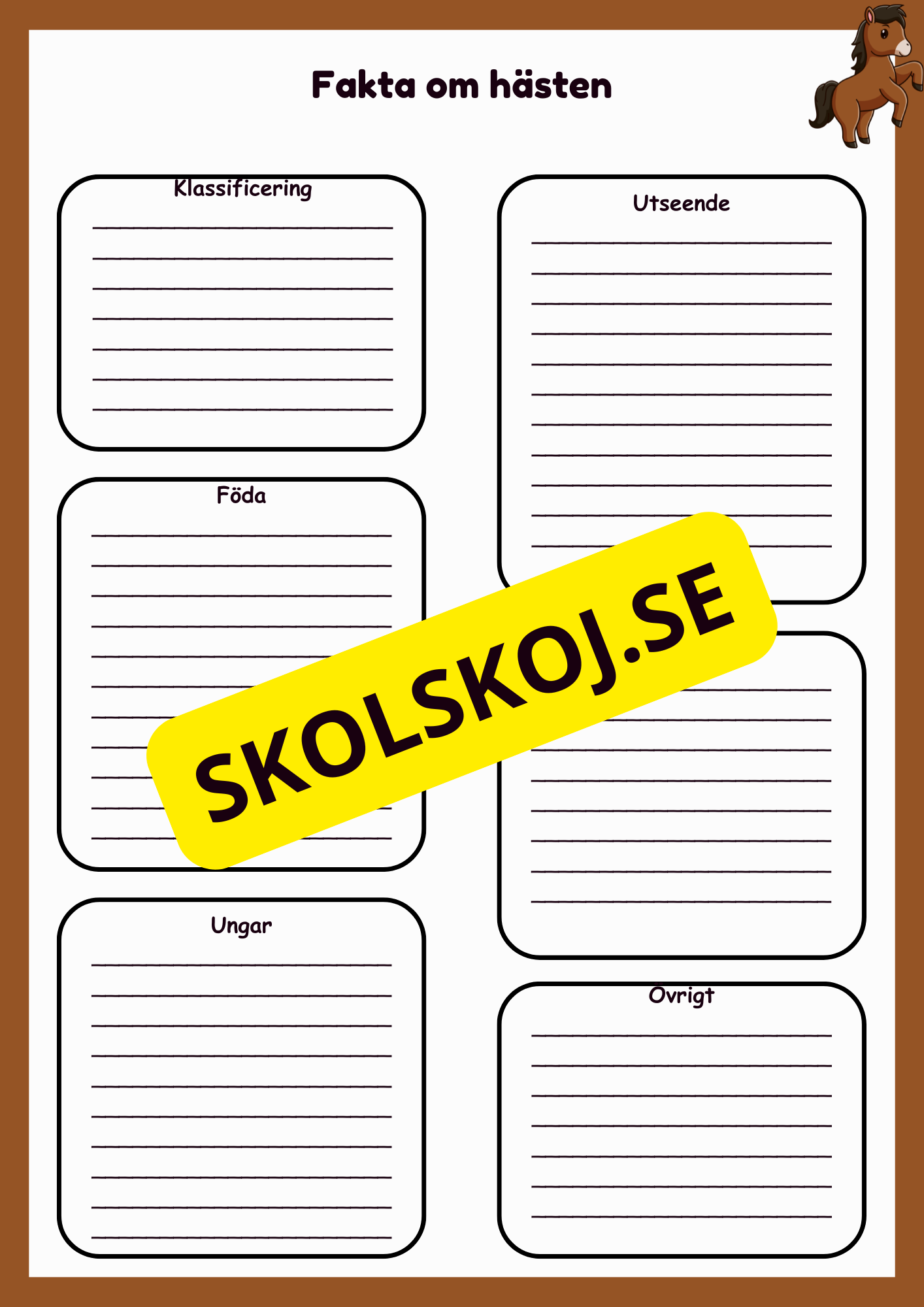 Upptäck bondgårdsdjuren - En rolig faktabok