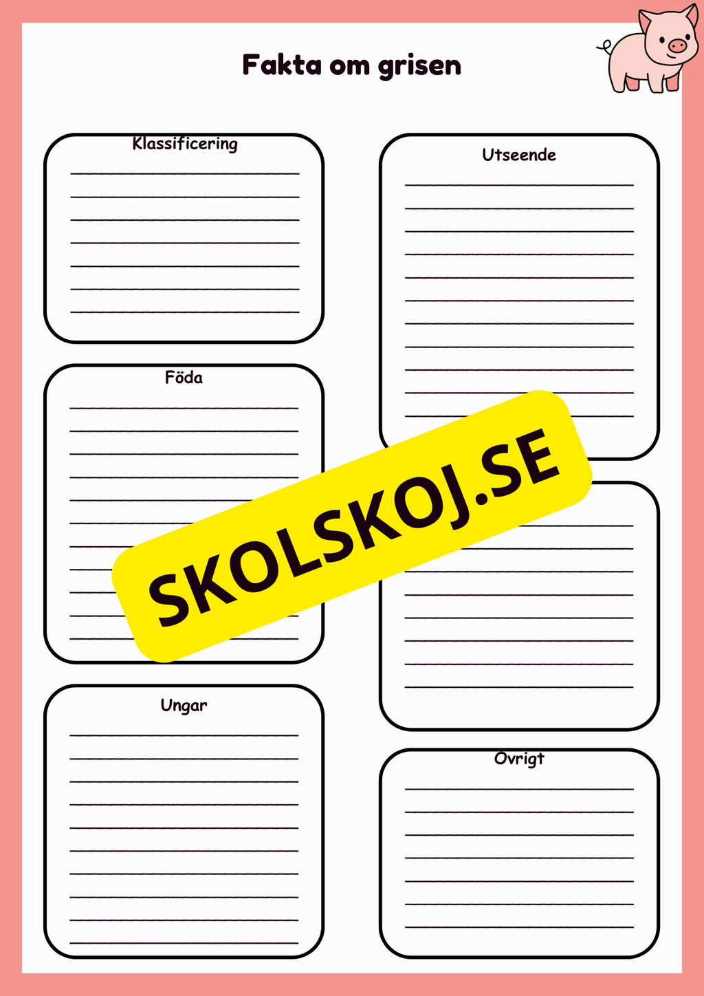Upptäck bondgårdsdjuren - En rolig faktabok