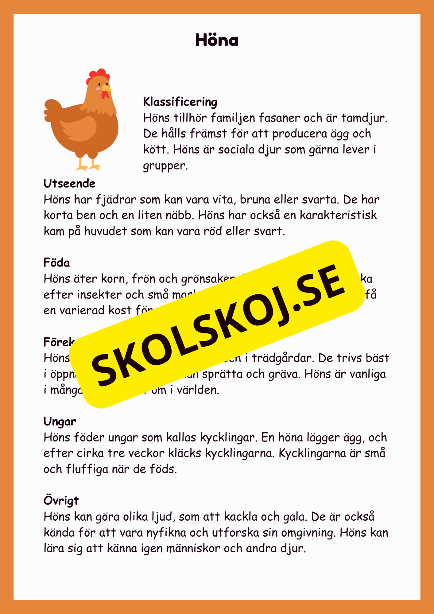 Upptäck bondgårdsdjuren - En rolig faktabok