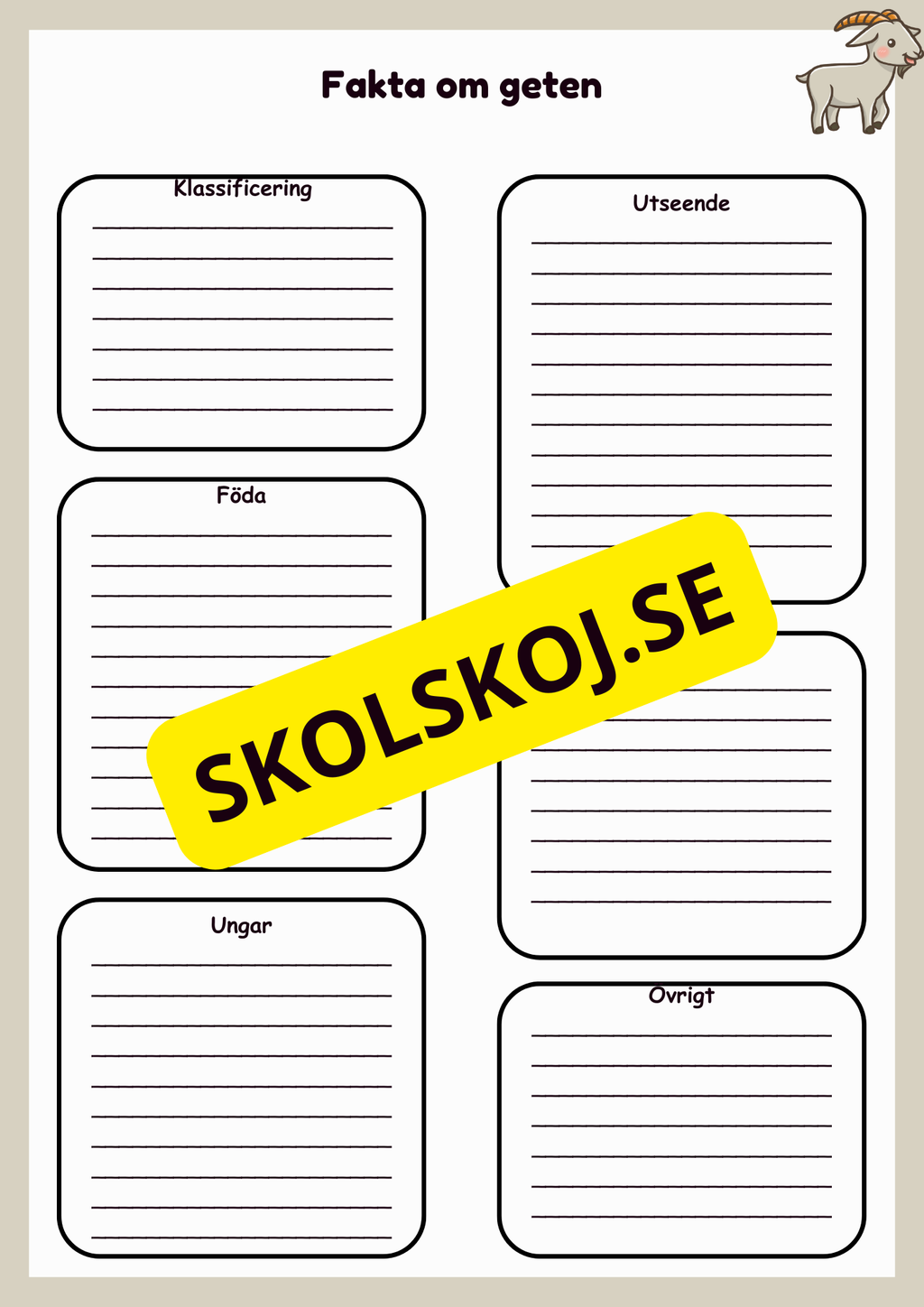 Upptäck bondgårdsdjuren - En rolig faktabok