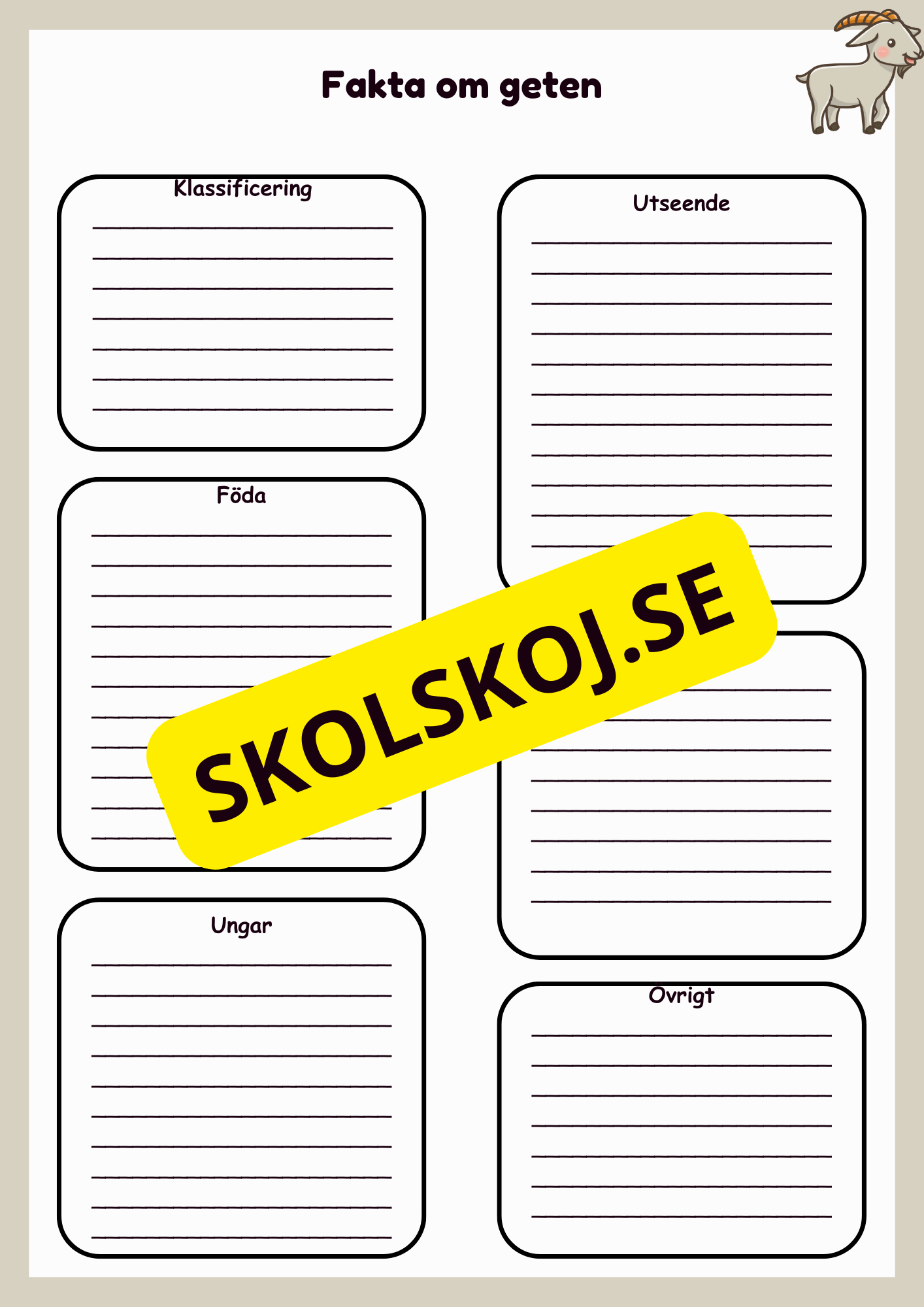 Upptäck bondgårdsdjuren - En rolig faktabok
