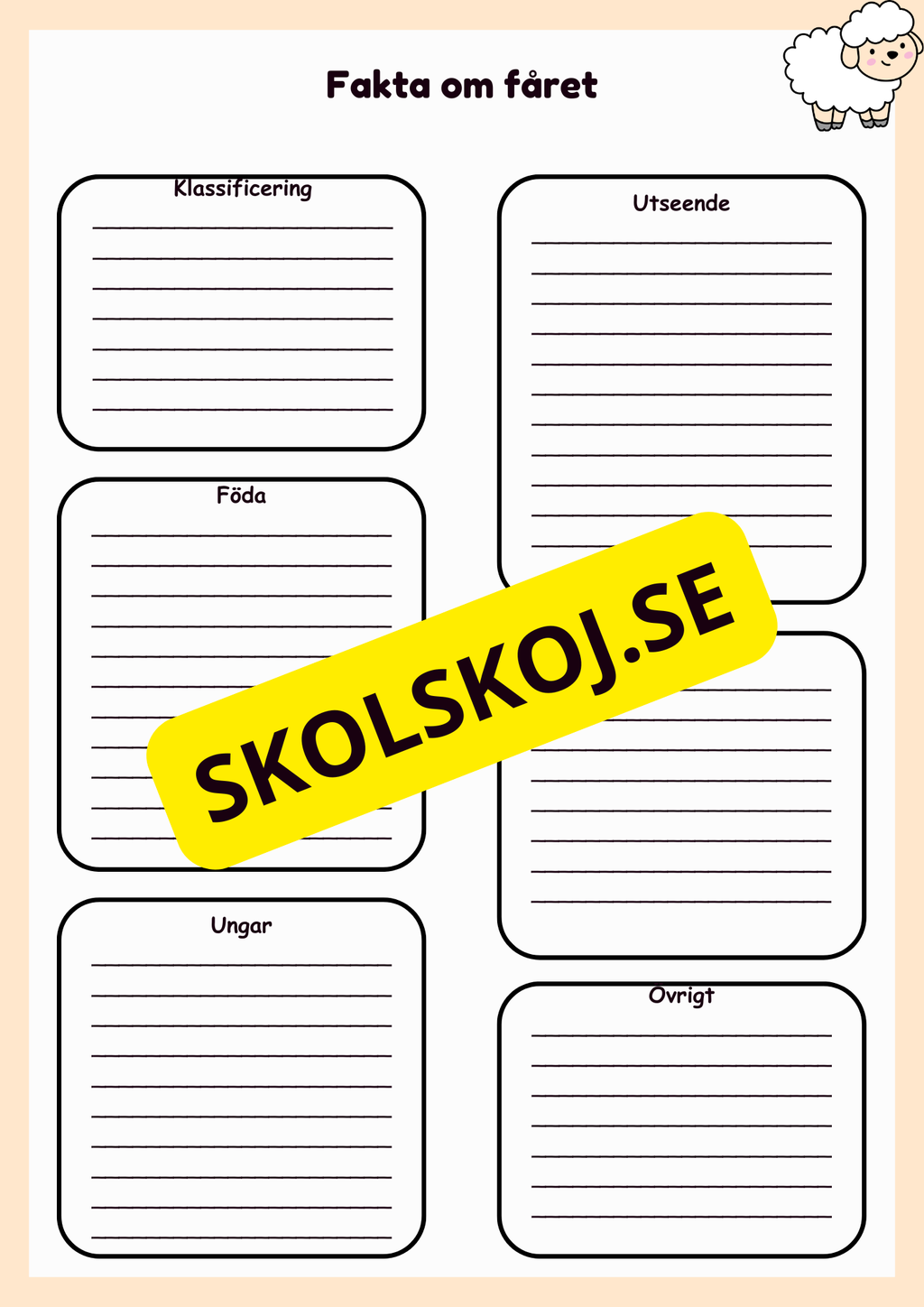 Upptäck bondgårdsdjuren - En rolig faktabok