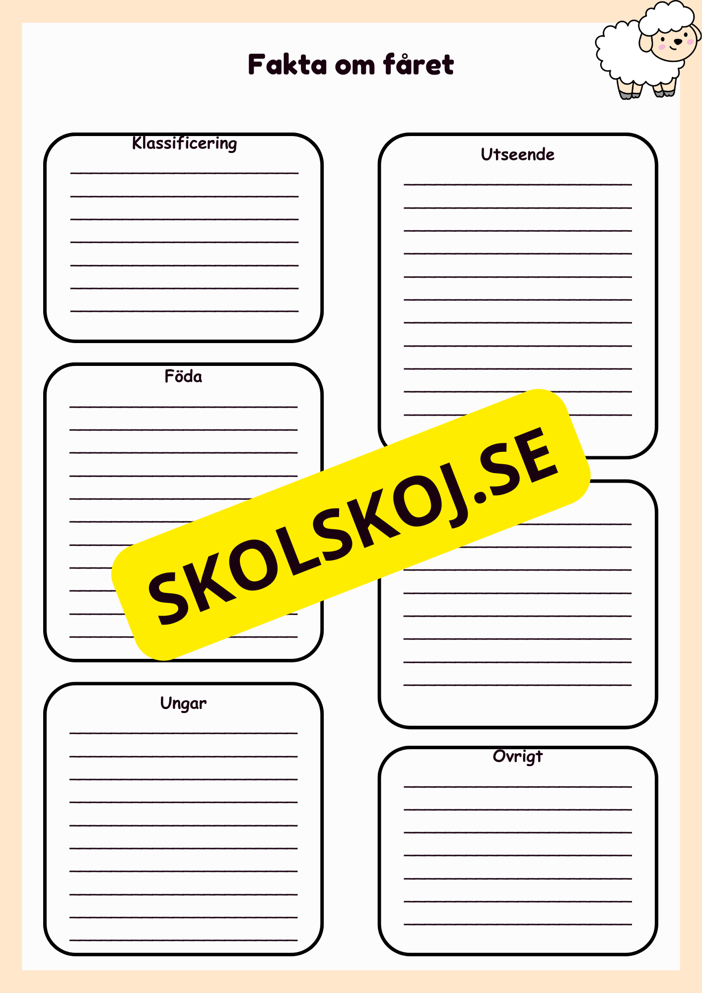 Upptäck bondgårdsdjuren - En rolig faktabok