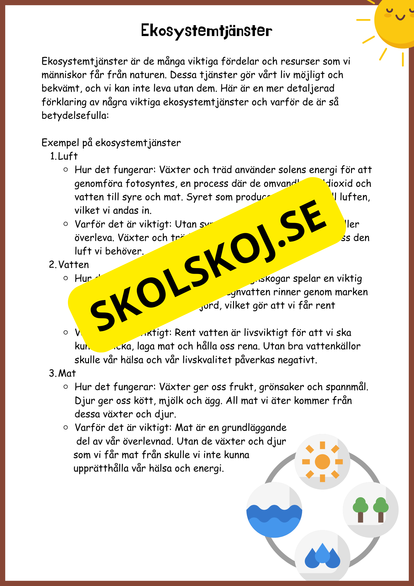 Upptäck ekosystem - Årskurs 5