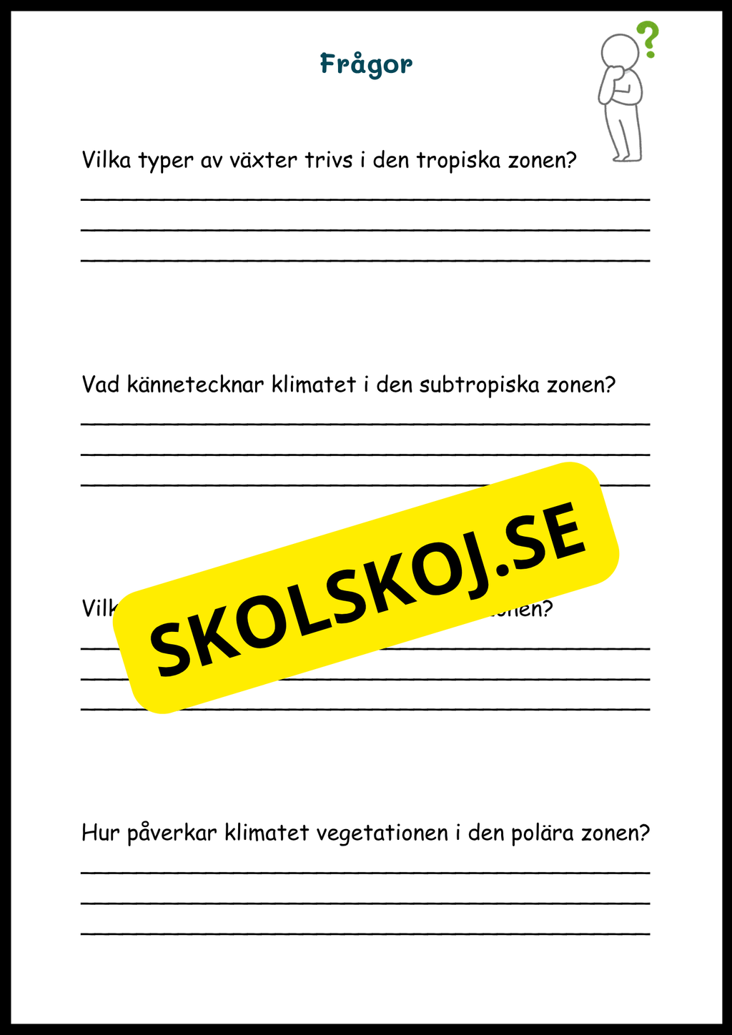 Upptäck jordens klimat- och vegetationszoner