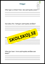 Upptäck jordens klimat- och vegetationszoner