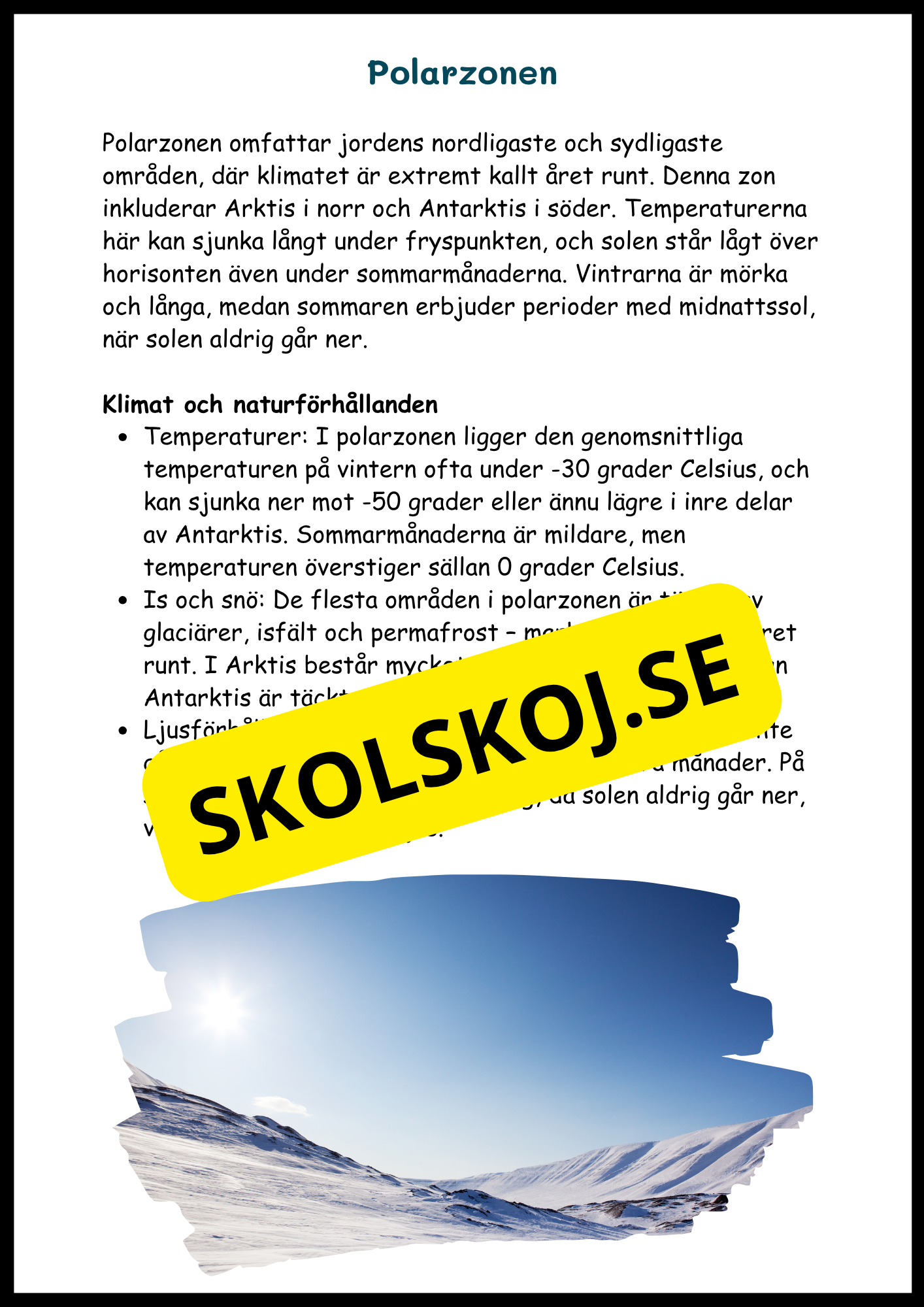 Upptäck jordens klimat- och vegetationszoner