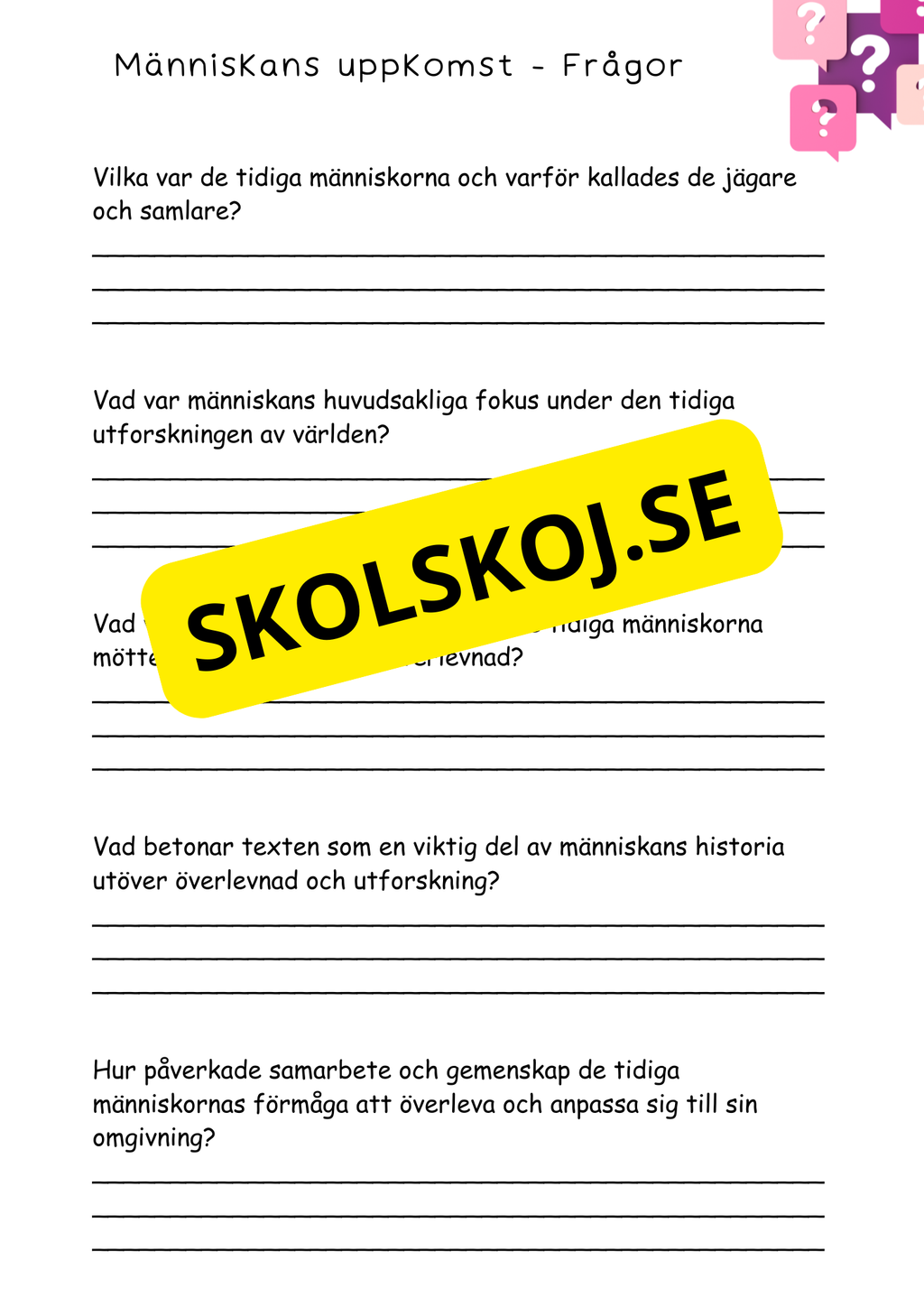 Utforska stenåldern