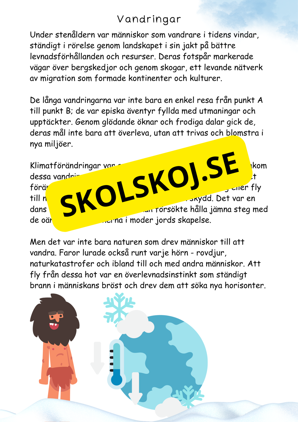 Utforska stenåldern