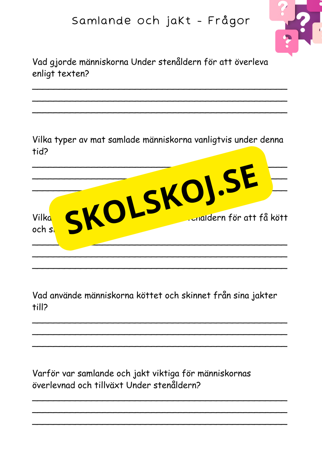 Utforska stenåldern