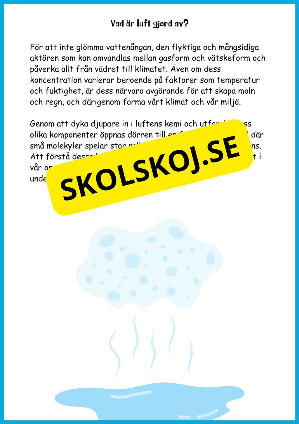 Utforska luften - Årskurs 4 - 6