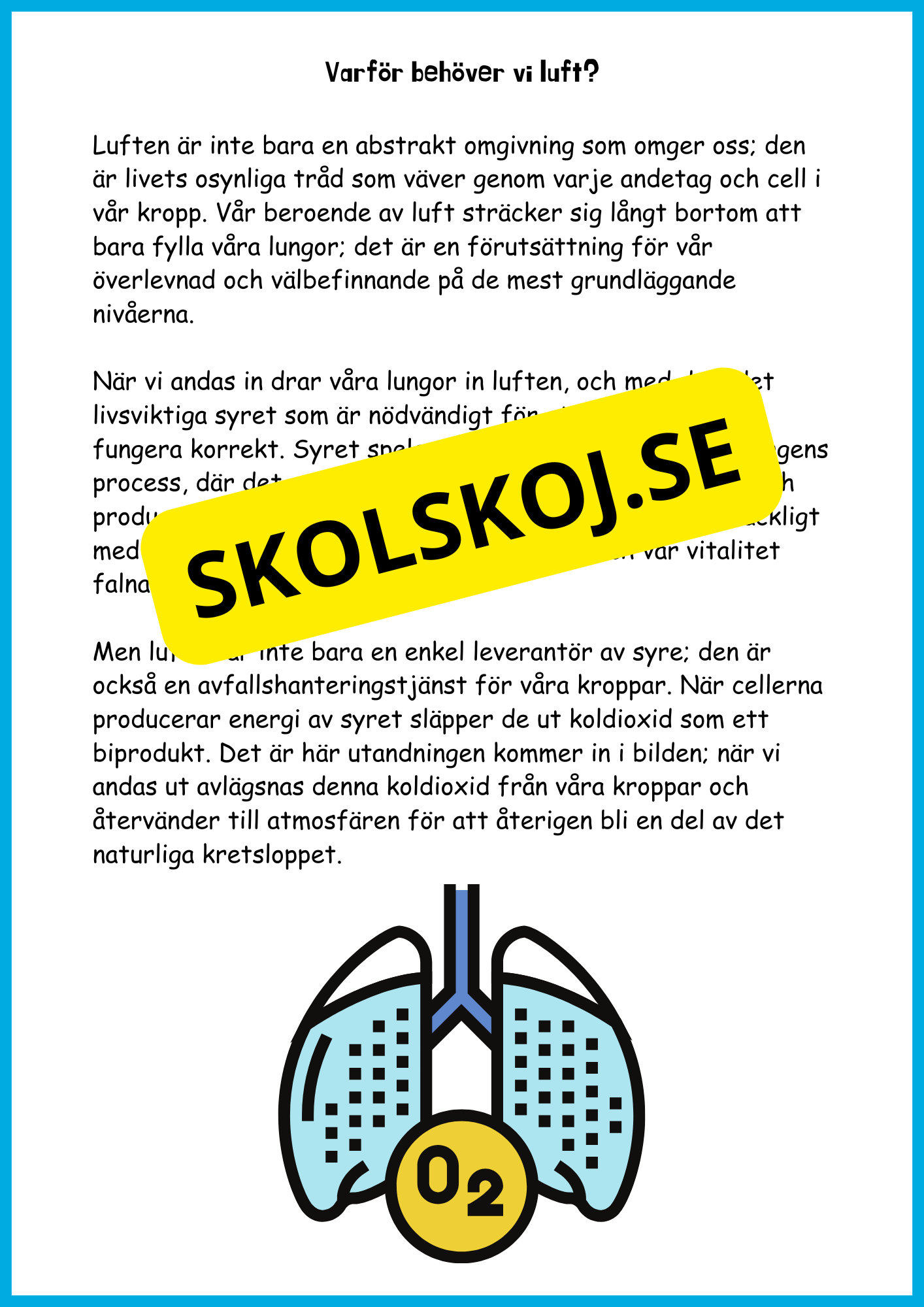 Utforska luften - Årskurs 4 - 6