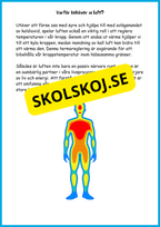 Utforska luften - Årskurs 4 - 6