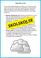 Utforska luften - Årskurs 4 - 6