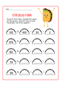 Utvecklad form – Hundratal, tiotal och ental