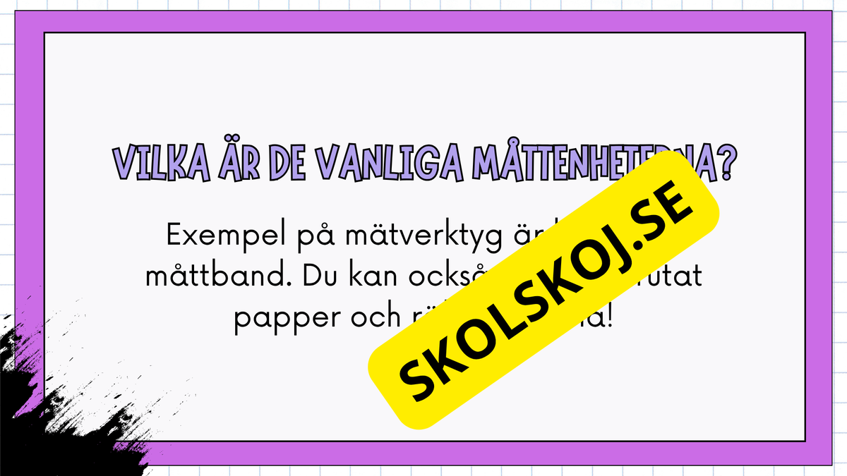 Vad är area? Presentation och stöd för lektionen