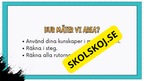 Vad är area? Presentation och stöd för lektionen