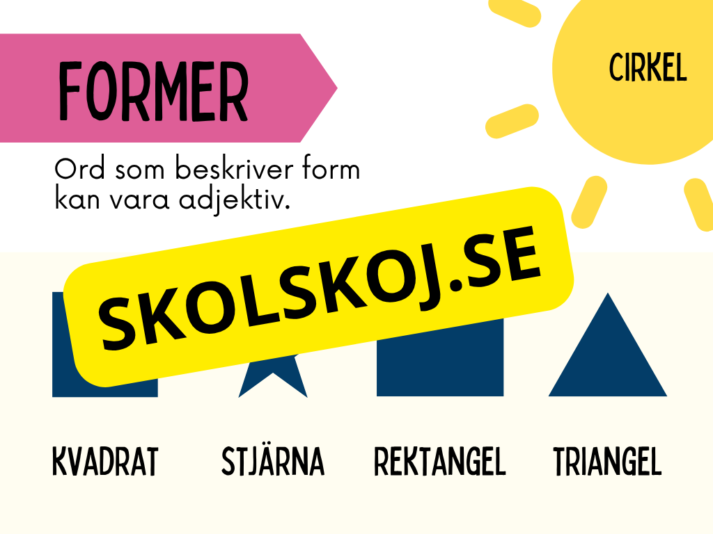 Vad är ett adjektiv?