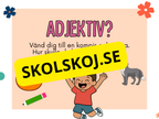 Vad är ett adjektiv?