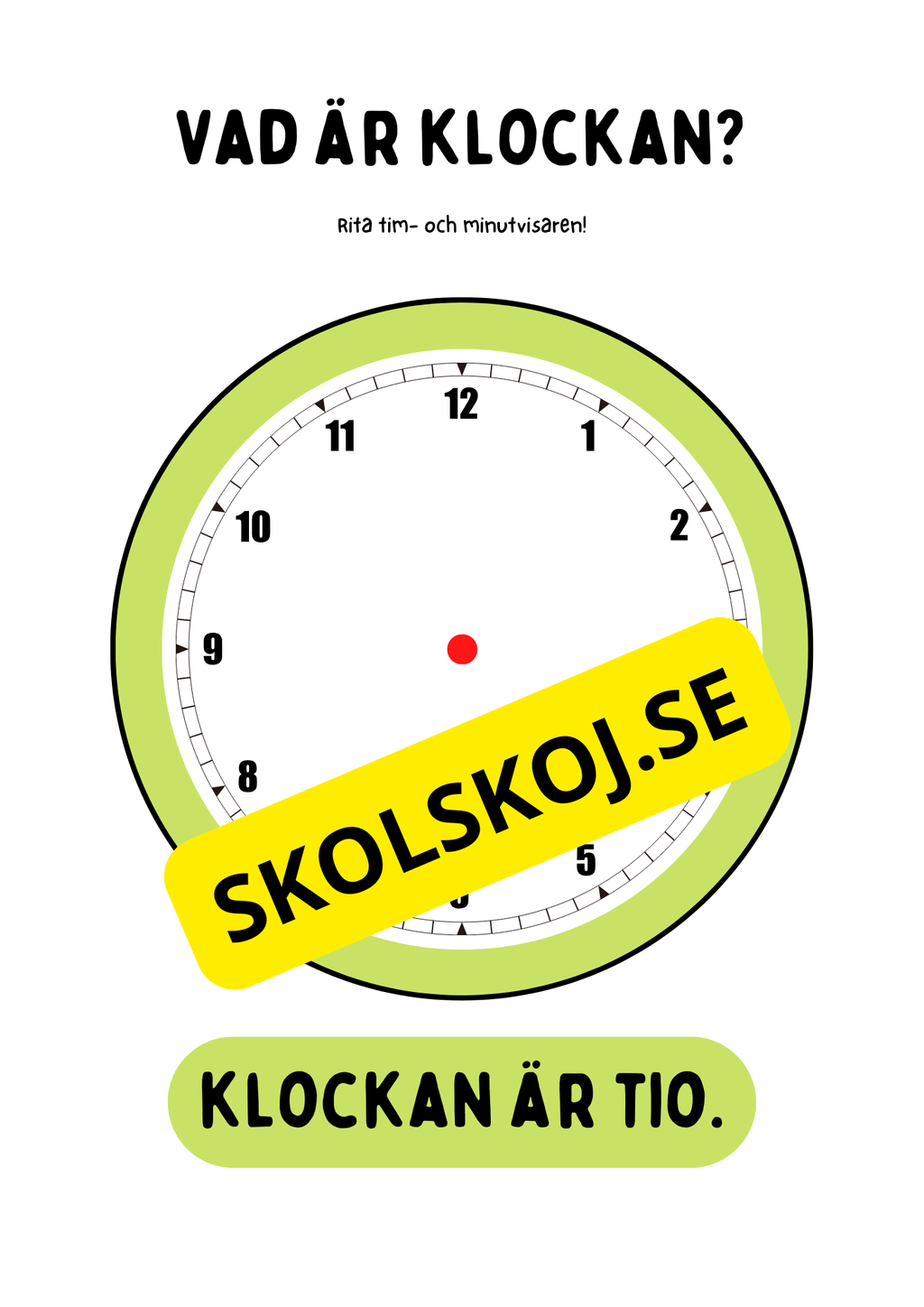 Vad är klockan?