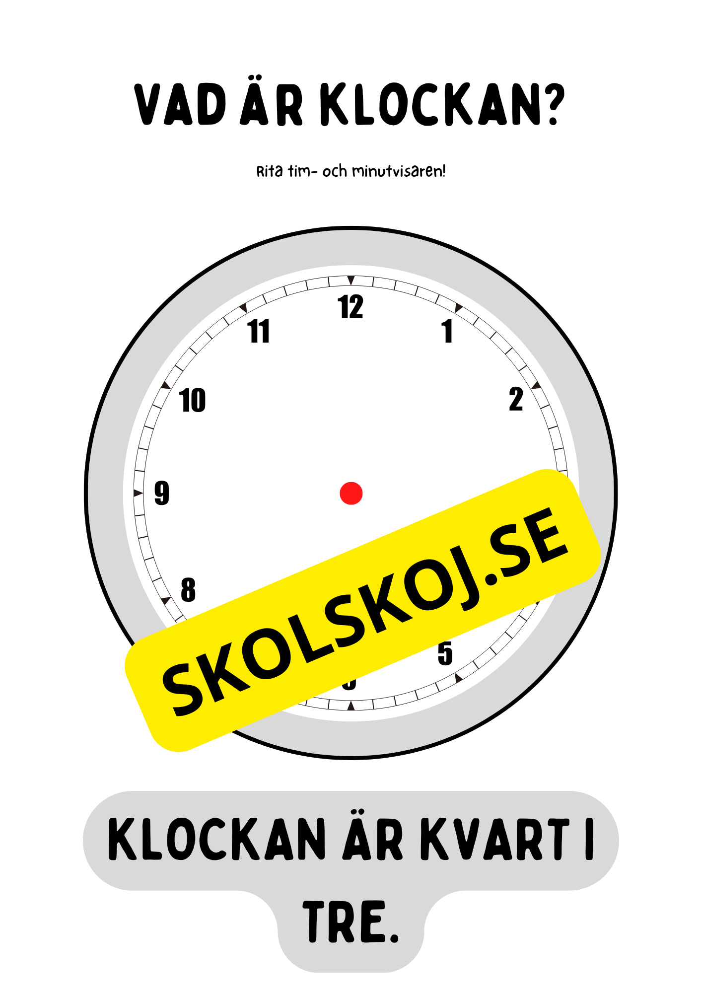 Vad är klockan?