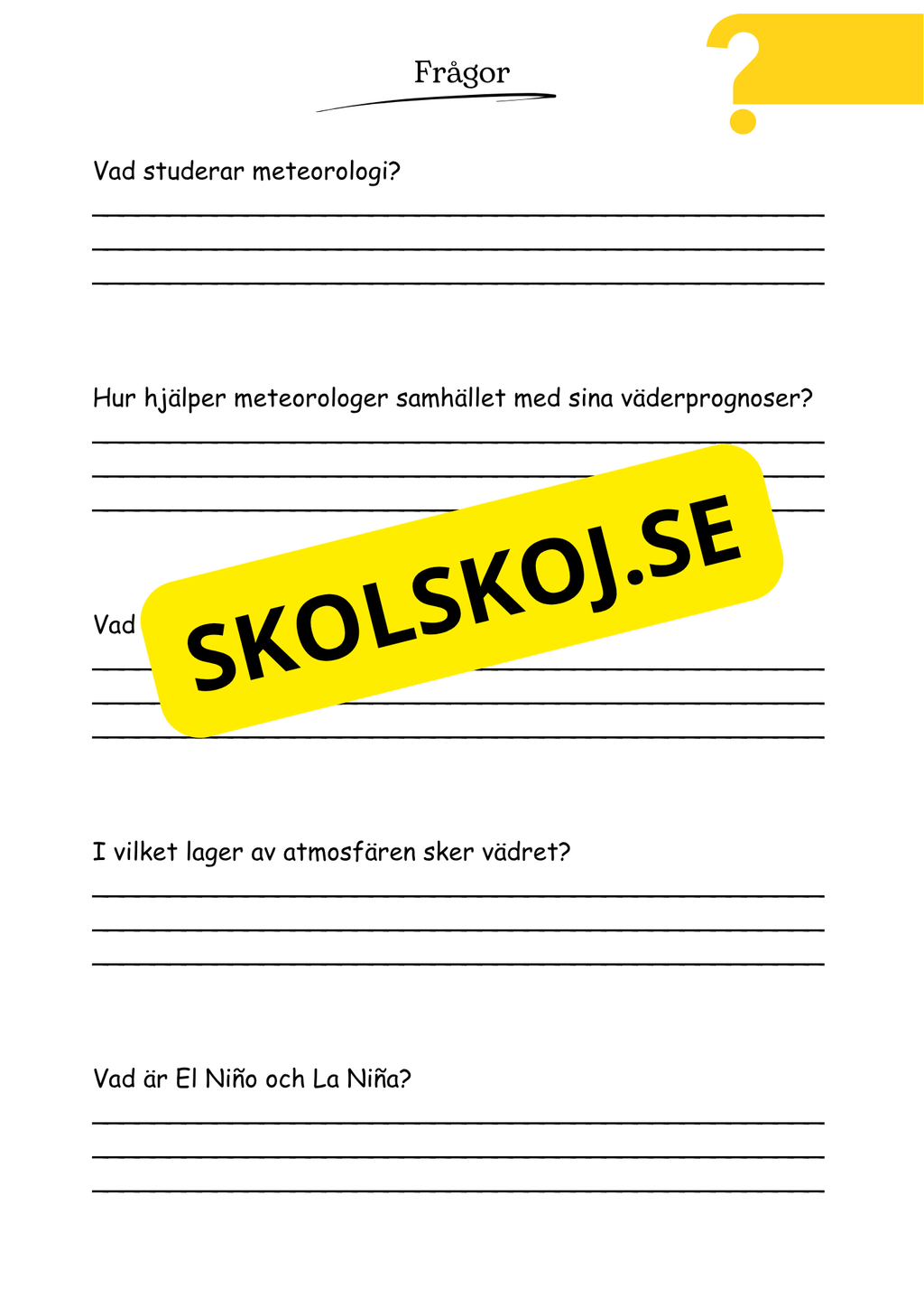 Vad är väder