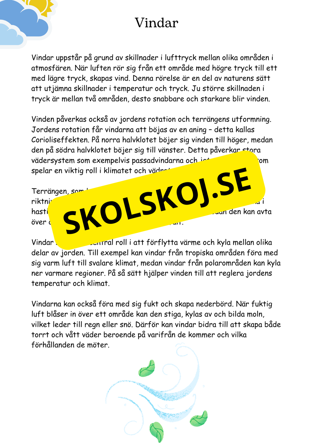 Vad är väder