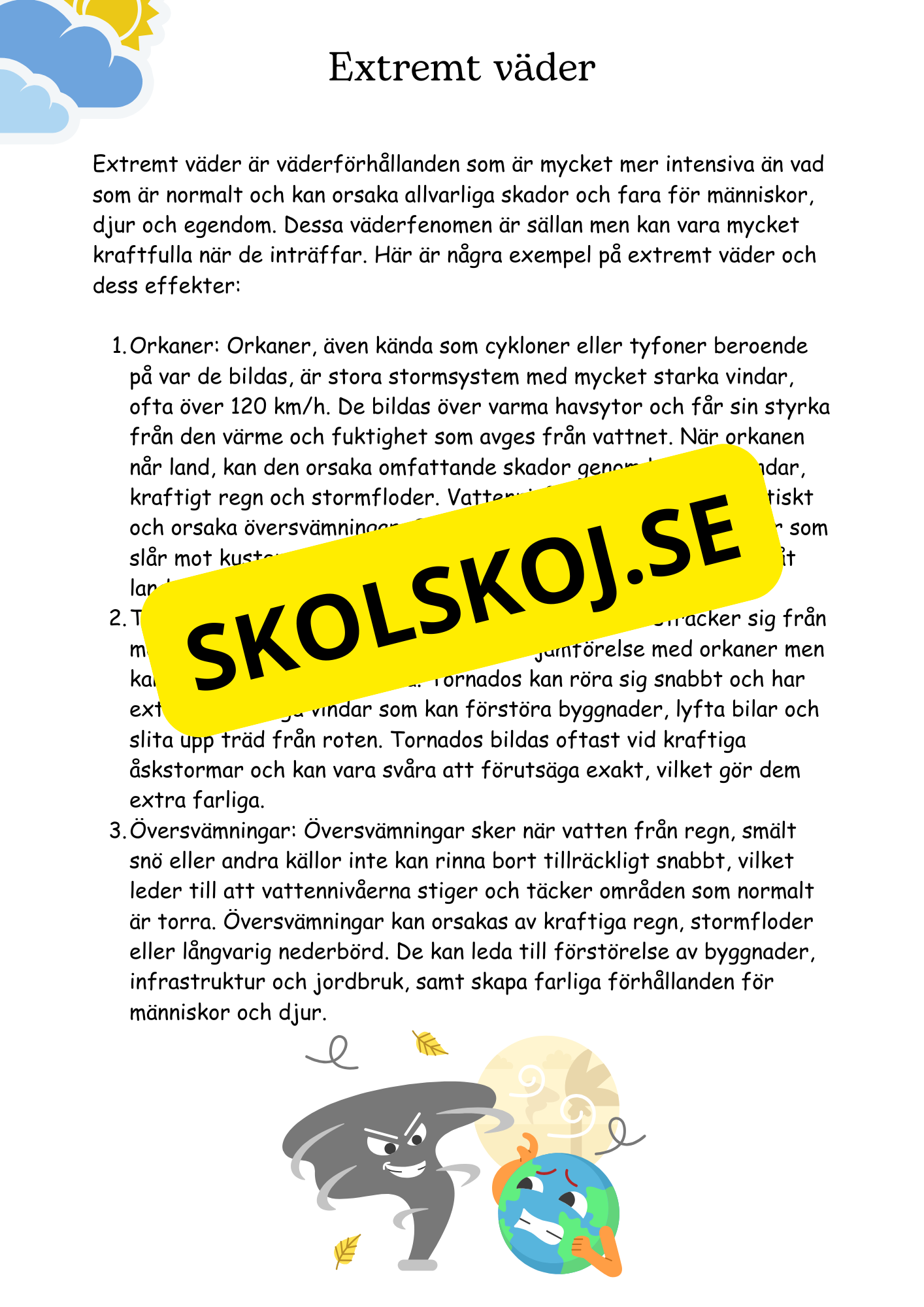 Vad är väder