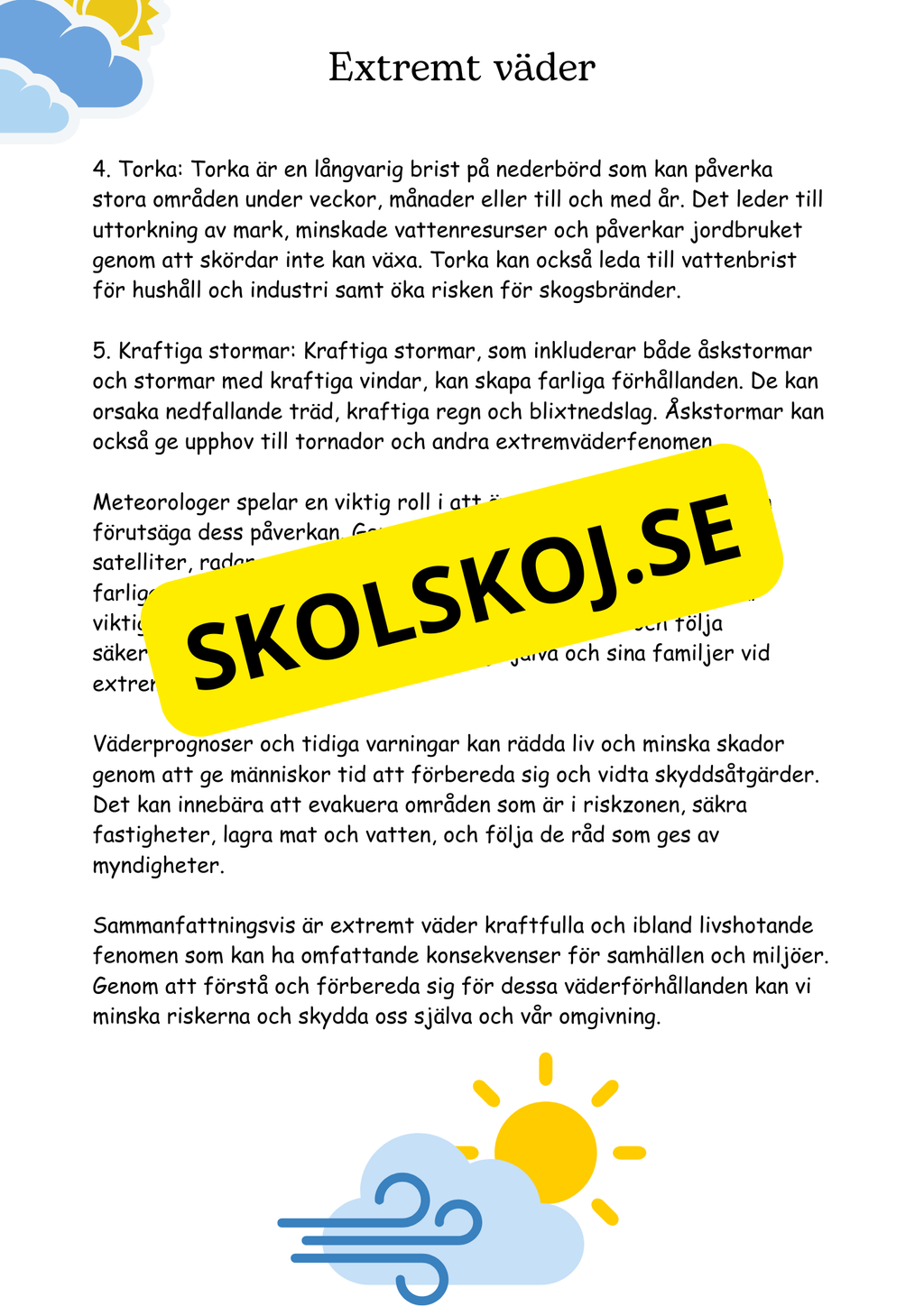 Vad är väder