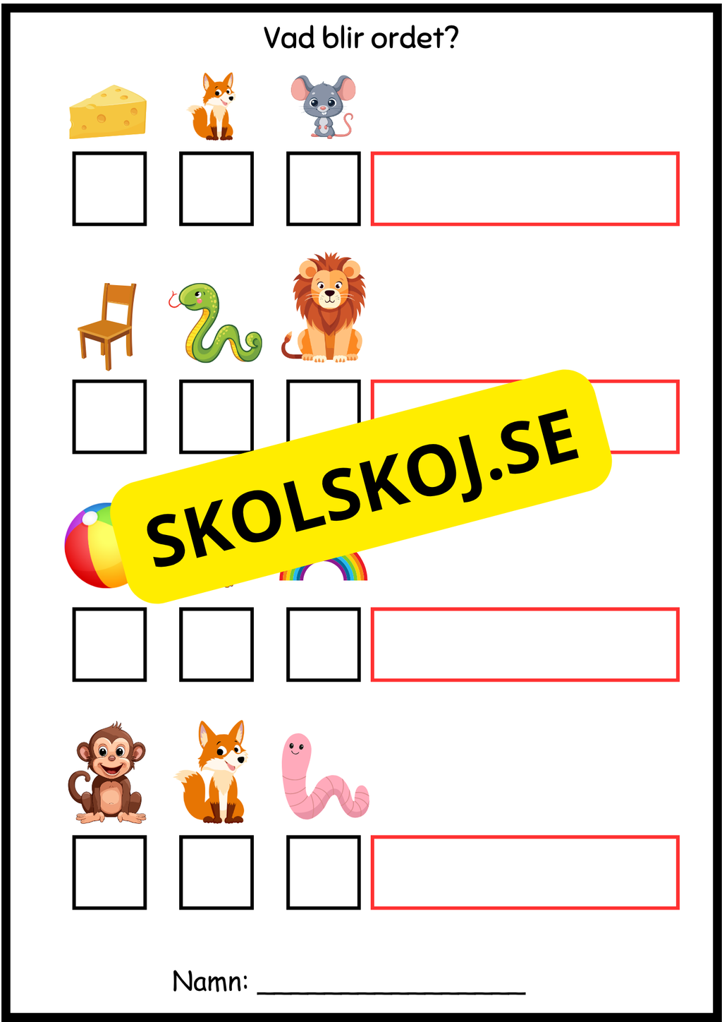 Vad blir ordet?