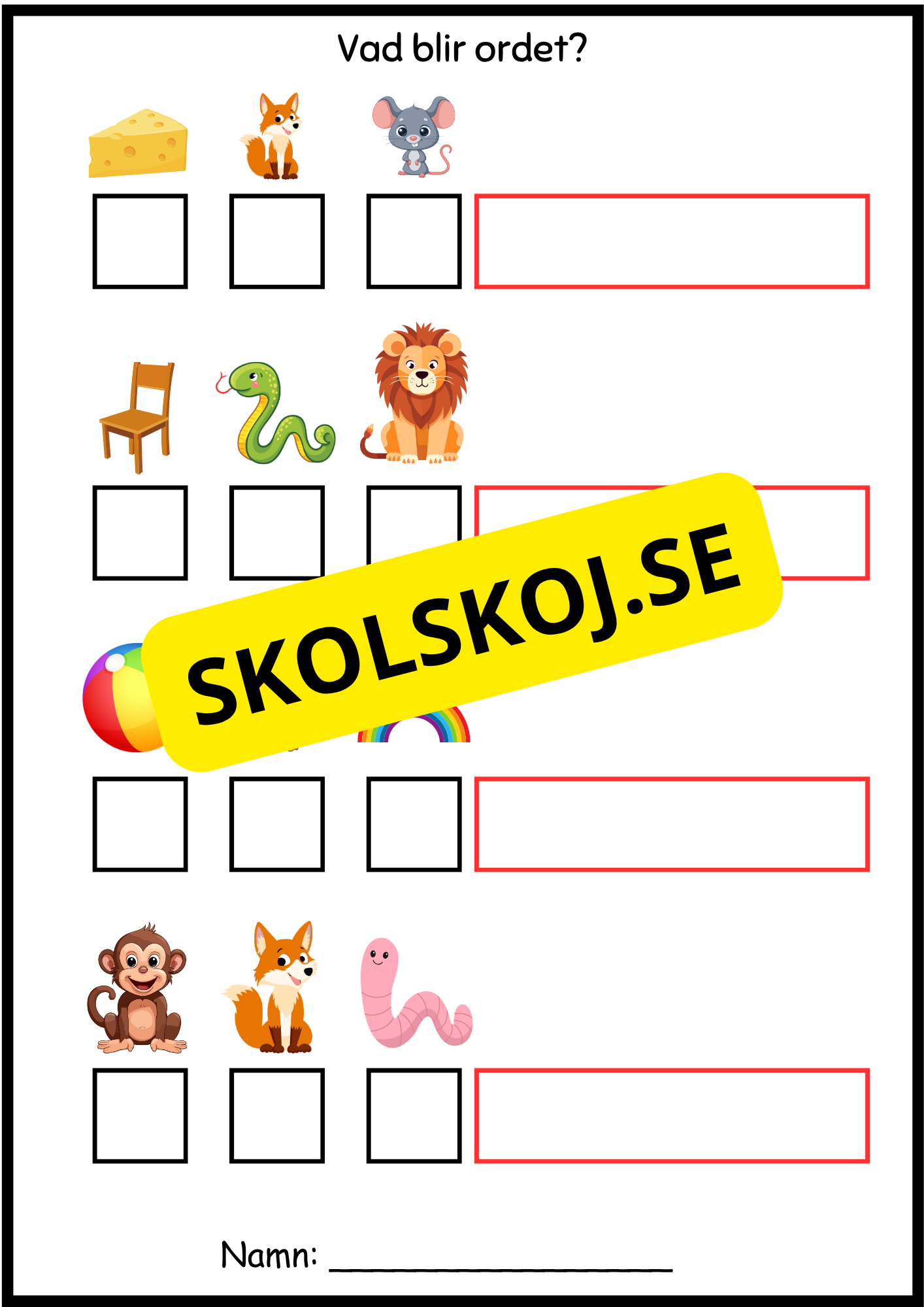 Vad blir ordet?