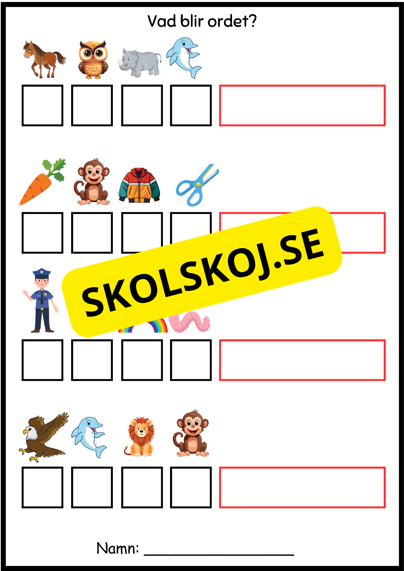 Vad blir ordet?
