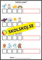 Vad blir ordet?