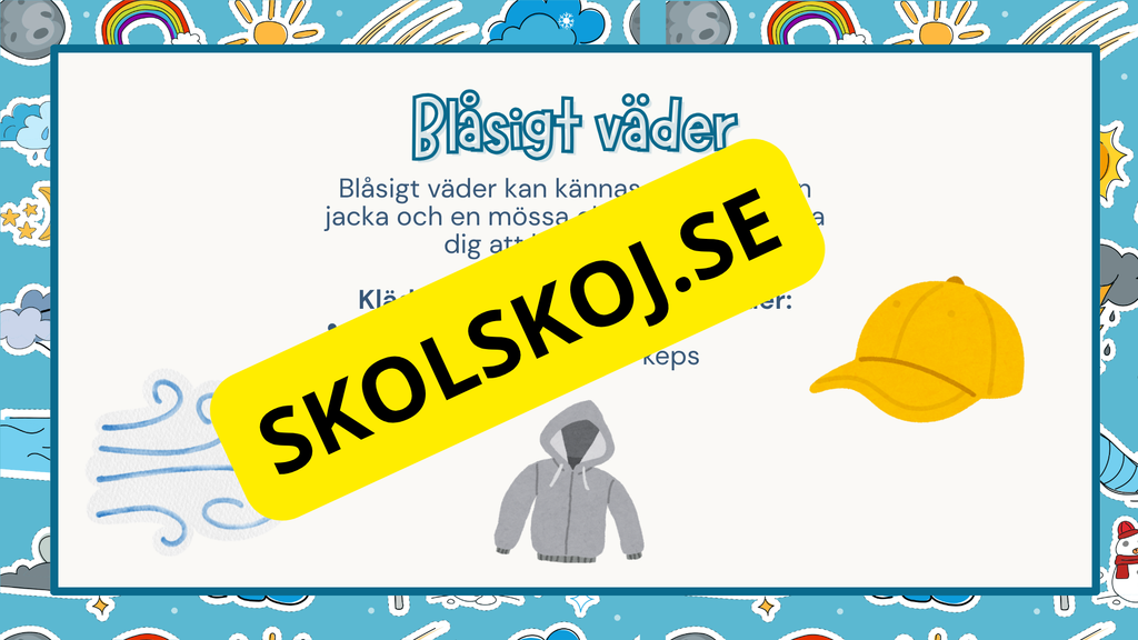 Väder och årstider – Faktahäfte