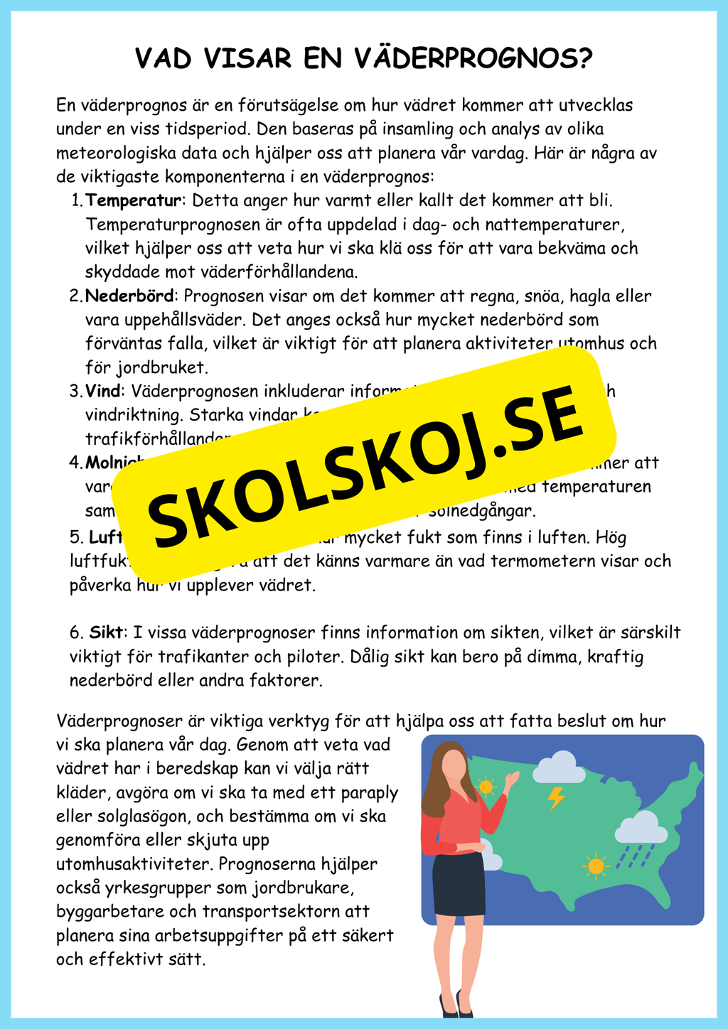 Väder och naturens fenomen