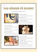 Vad händer på bilden?