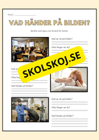 Vad händer på bilden?