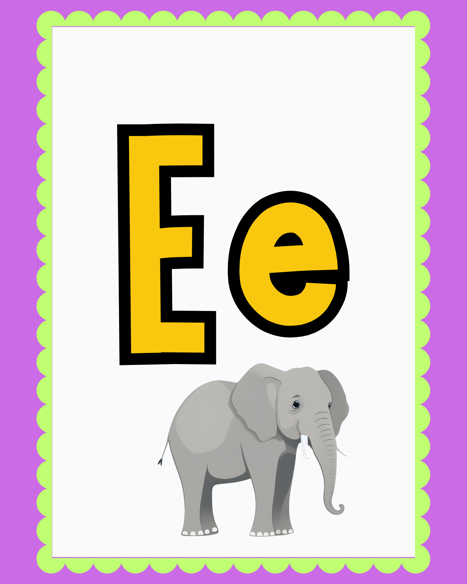 Väggalfabet engelska