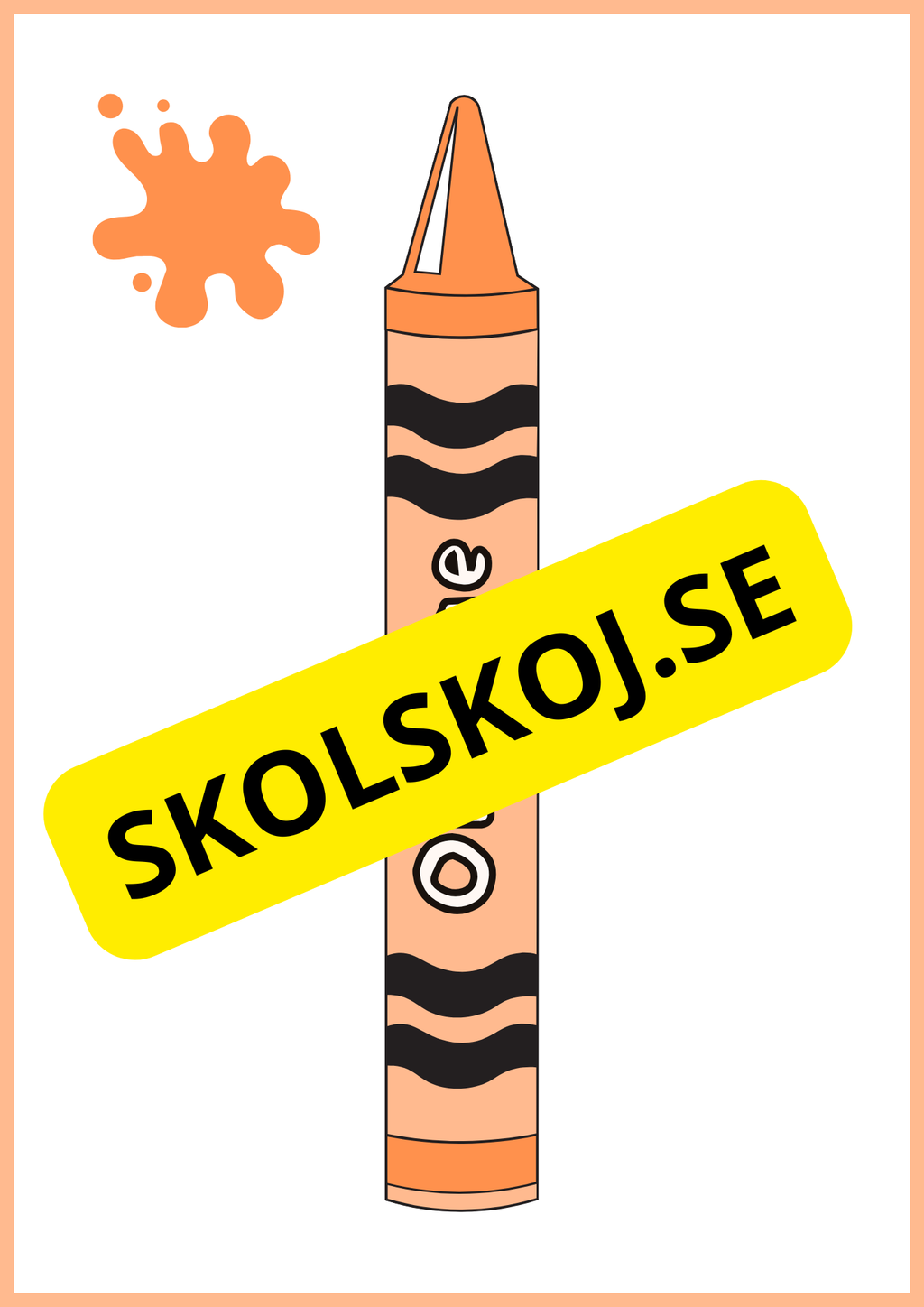 Väggkort Färgkritor