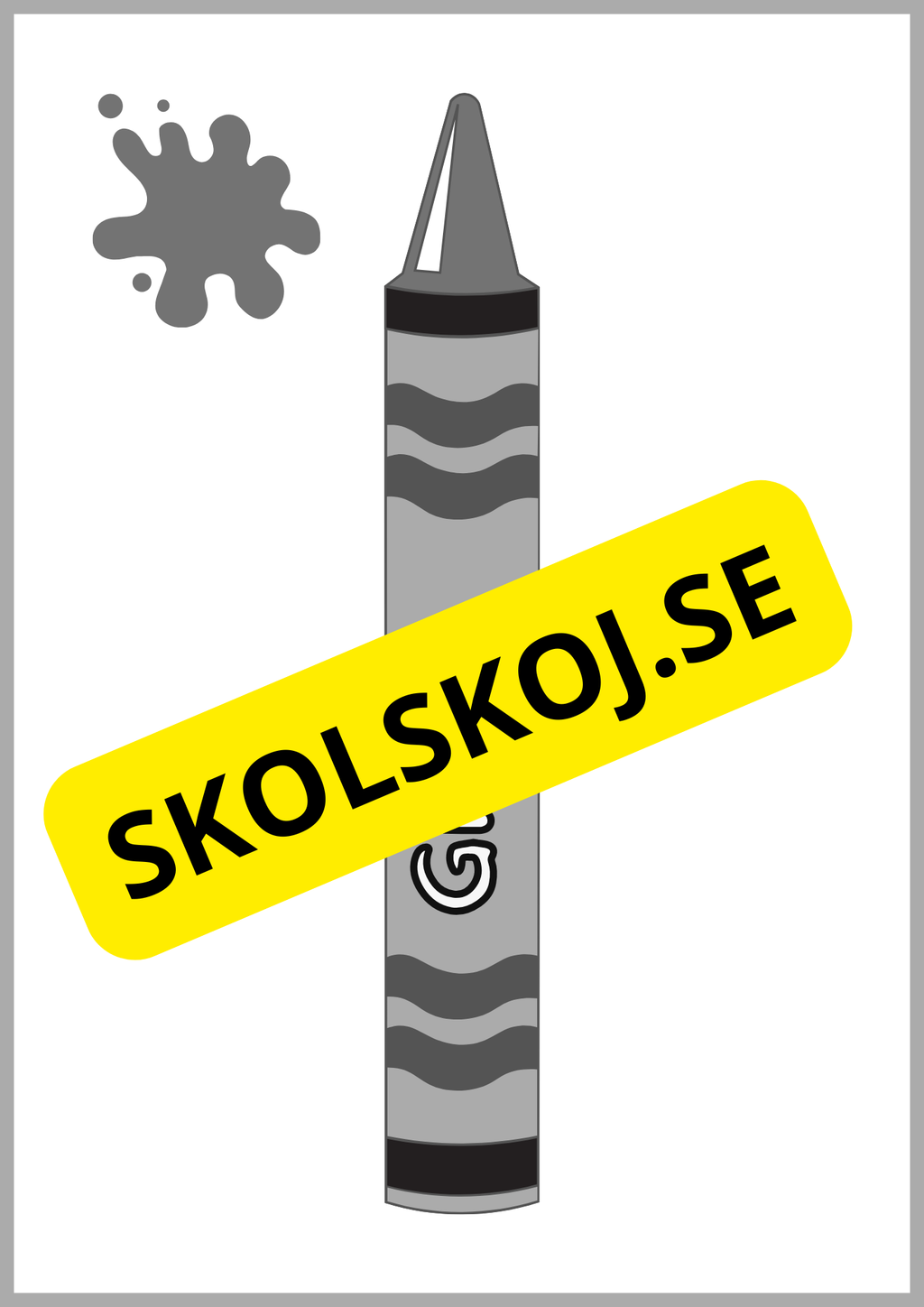 Väggkort Färgkritor