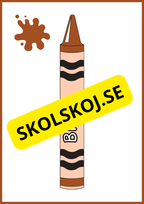 Väggkort Färgkritor
