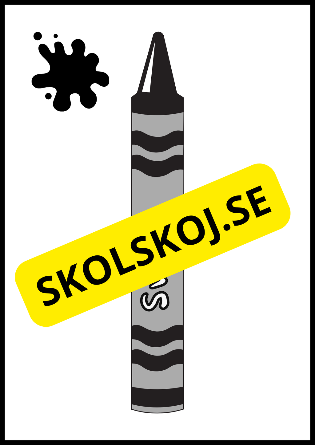 Väggkort Färgkritor