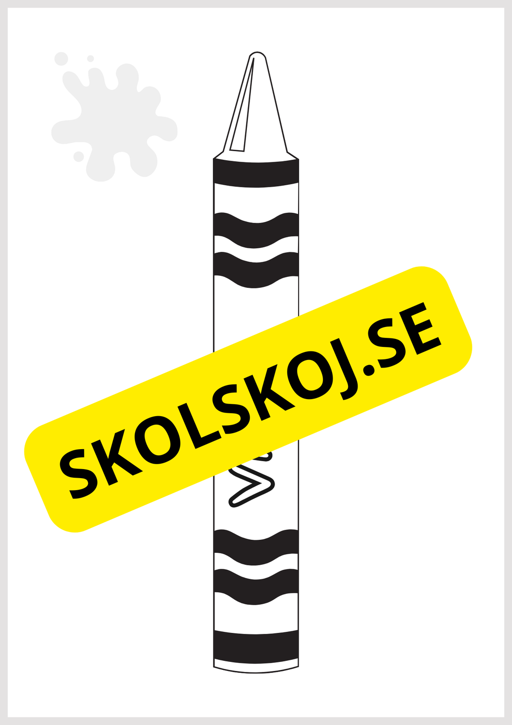 Väggkort Färgkritor