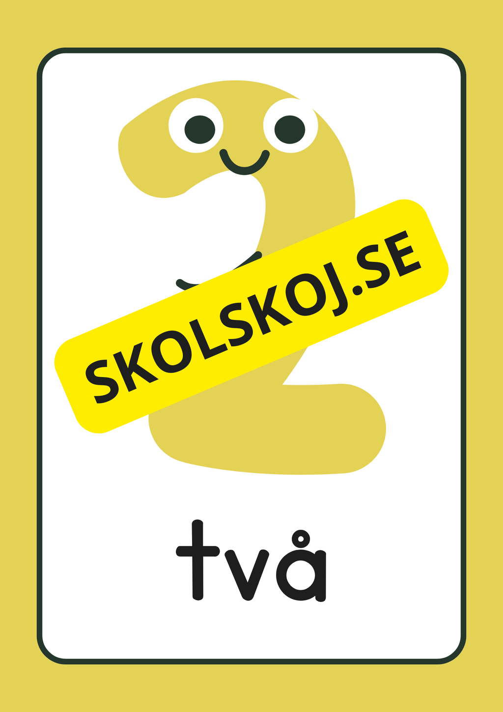 Väggsiffror 0 - 10
